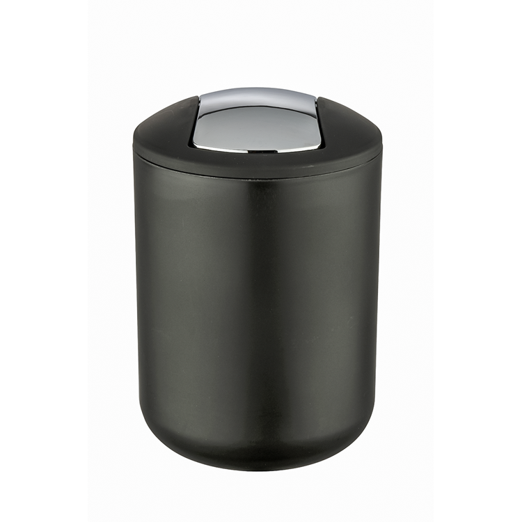 Wenko 1064930 - pattumiera Brazil S 2 litri nero | 2 pezzi