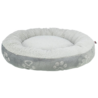 Trixie cesto per cani jimmy morbido rotondo grigio chiaro