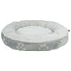 Trixie canasta de perros jimmy suave redondo gris claro