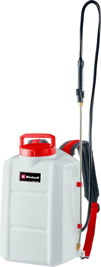 Spruzzatore a pressione Einhell a batteria ge-ws 18 150 li solo - power x-change - 18 v li-ion - capacità serbatoio: 15 l - pressione massima: 4,5 bar - lancia in acciaio inox - escl. batteria e caricabatterie
