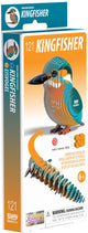 Puzzle 3d Eugy - martin pescatore - uccelli - sostenibile - collezionali tutti - 6 anni