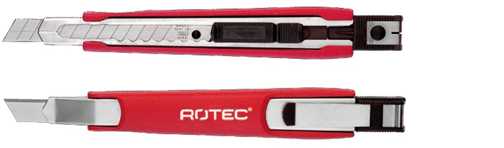 Coltello a spezzare Rotec 9 mm premium - 4552001