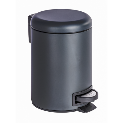 Wenko 1064928 - waste bin leman 3 liter black matt | 2 pcs