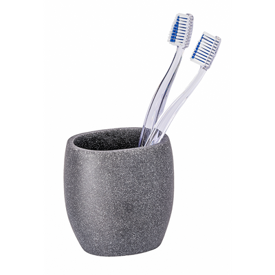 Wenko 1064942 - toothbrush cup puro anthracite | 2 pcs