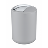 Wenko 1064897 - afvalemmer brasil s 2 liter grijs | 2 stuks
