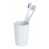 Wenko 1064995 - vaso cepillo de dientes coni ceramica blanco | 4 piezas