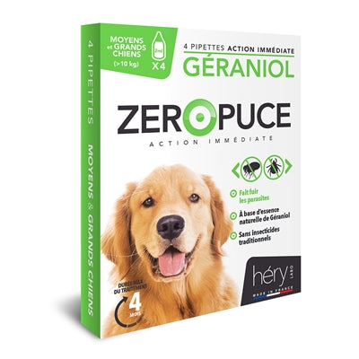 HERY ZEROPUCE FLOOD PROPERTS DOG GERANIOL WITHOUT CHEMICALIEN