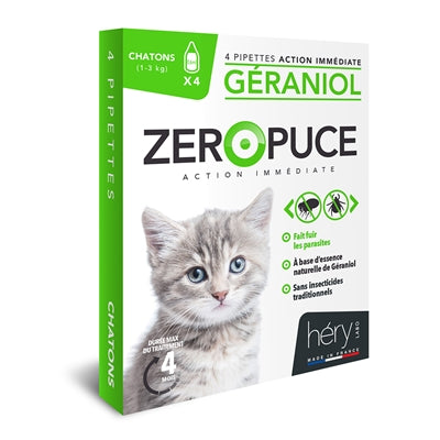 Hery Zeropuce Flood Properts Kiten Geraniol senza Chemicalien