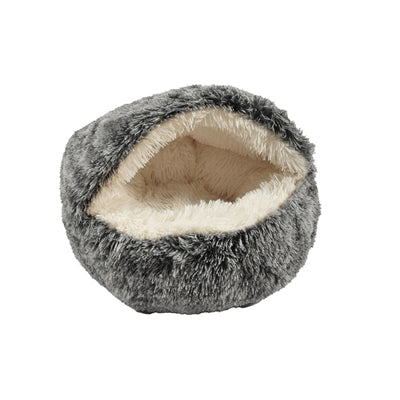 Croci cesta per gatti igloo misto bianco e nero