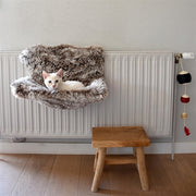 Croci radiatorhangmat gemeleerd beige - afbeelding 2