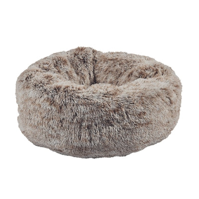 Cuccia per cani Croci ciambella bicolore beige