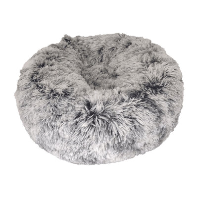 Cama para perros Croci donut bicolor negro