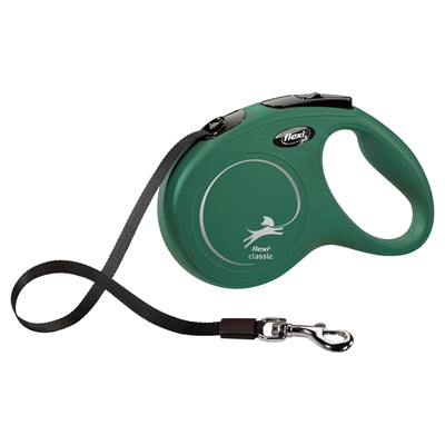 Cinta flexi retractil linea clasica verde oliva