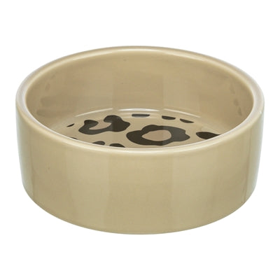 Trixie ciotola per cibo e beverino Leo gatto in ceramica stampa leopardo assortiti