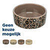 Trixie ciotola per cibo e beverino Leo gatto in ceramica stampa leopardo assortiti