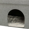 Trixie cesta per gatti cuccia per gatti kimy soft a 2 piani grigio chiaro