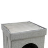 Trixie cesta per gatti cuccia per gatti kimy soft a 2 piani grigio chiaro