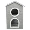 Trixie Cesta para gatos casita para gatos nora soft 2 plantas gris claro