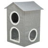 Trixie Cesta para gatos casita para gatos nora soft 2 plantas gris claro