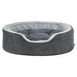 Trixie cama para perros vital lino soft ovalada gris gris claro - afbeelding 2