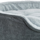 Trixie cama para perros vital lino soft ovalada gris gris claro - afbeelding 4