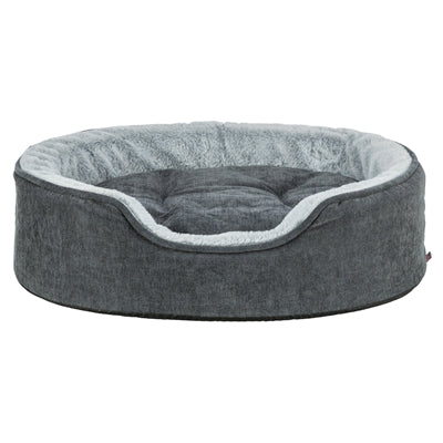 Trixie cama para perros vital lino soft ovalada gris gris claro
