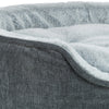 Trixie cama para perros vital lino soft ovalada gris gris claro