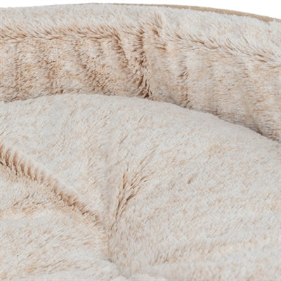 Trixie cama para perros vital lino soft ovalada beige crema