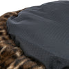 Trixie hondenmand leo soft rond pluche bruin panterprint