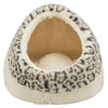 Trixie kattenmand iglo leo soft pluche creme panterprint