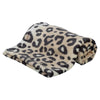 Trixie hondendeken leo soft pluche creme panterprint