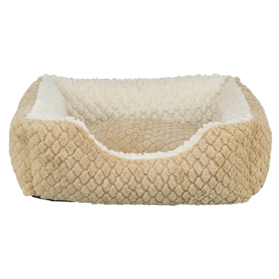 Trixie cuccia per cani kaline mio angolare marrone chiaro crema