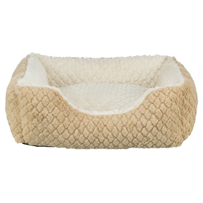 Trixie cuccia per cani kaline mio angolare marrone chiaro crema