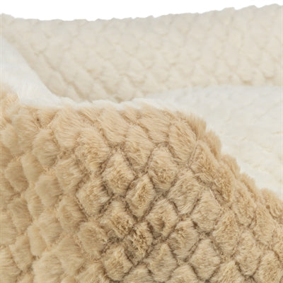 Trixie dog bed kaline mio angular light brown cream