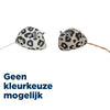 Trixie pluche muis panterprint met kattenkruid catnip assorti
