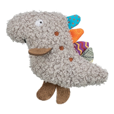 Trixie peluche dinosaurio con hierba gatera gris