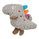 Trixie peluche dinosaurio con hierba gatera gris