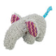 Trixie peluche elefante con hierba gatera gris