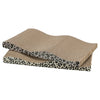 Tiragraffi Trixie in cartone leo stampa leopardo con erba gatta
