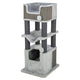 Trixie scratching post Lucano XXL light gray dark gray