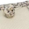 Trixie rascador leo estampado leopardo crema