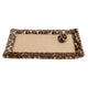 Trixie scratching mat leo leopard print brown