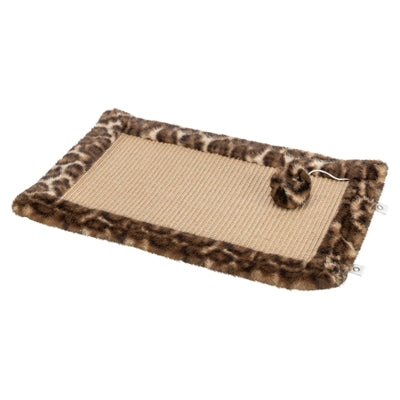 Trixie tappetino tiragraffi leo stampa leopardo marrone
