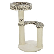 Trixie krabpaal leo panterprint rond creme - afbeelding 1