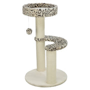 Trixie krabpaal leo panterprint rond creme - afbeelding 2