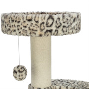 Trixie krabpaal leo panterprint rond creme - afbeelding 3