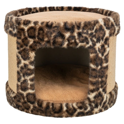 Trixie tiragraffi leo stampa leopardo marrone