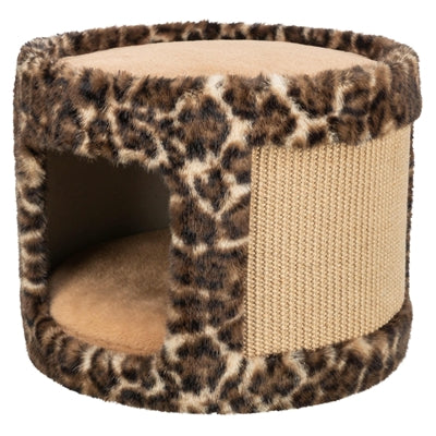 Trixie tiragraffi leo stampa leopardo marrone