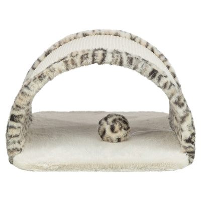 Trixie puente cangrejo leo estampado leopardo crema