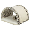 Trixie crab bridge leo leopard print cream